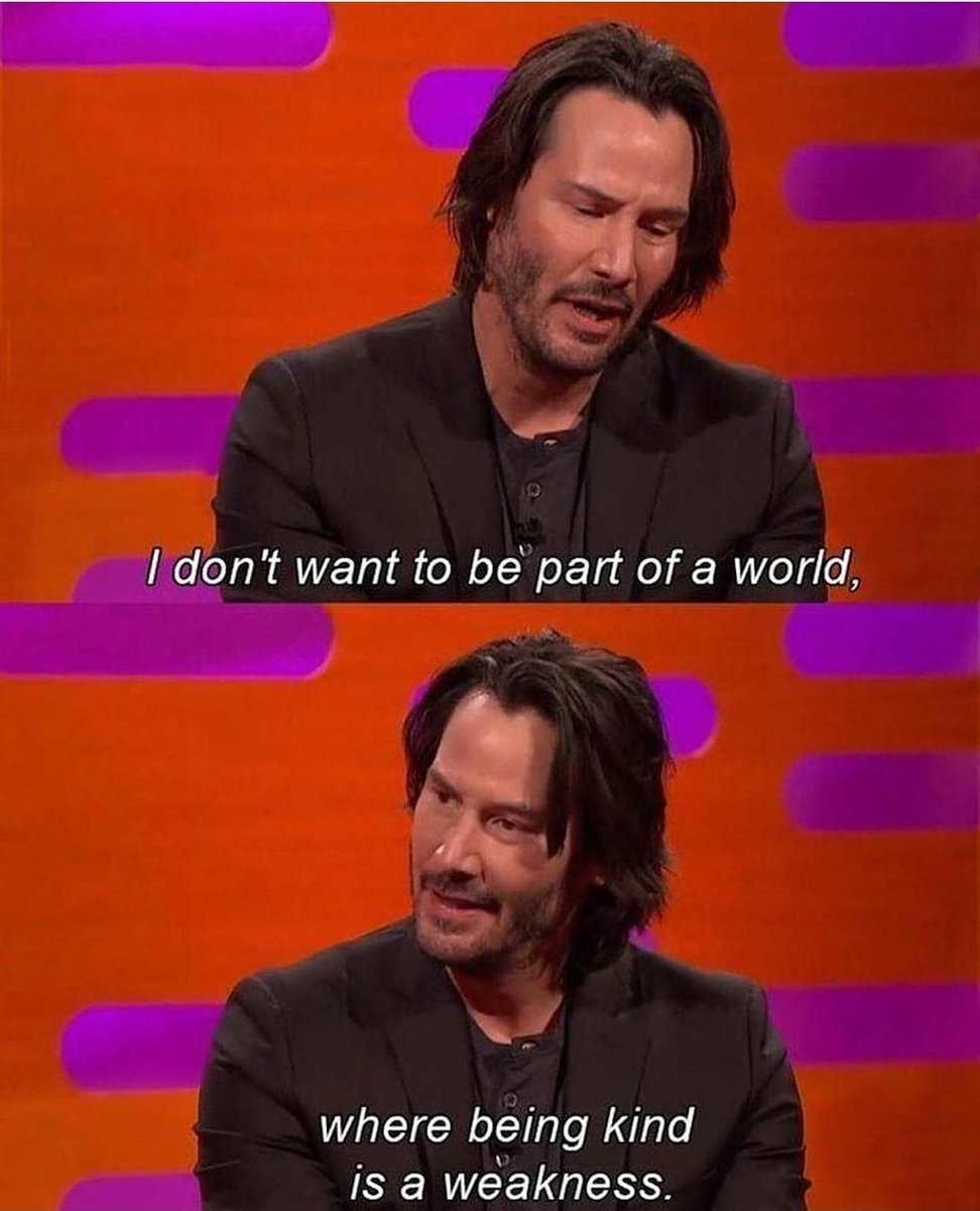 <a href="/EPM106/">Thel 🏳️‍⚧️</a> I always enjoy posting this. Keanu is a class act.