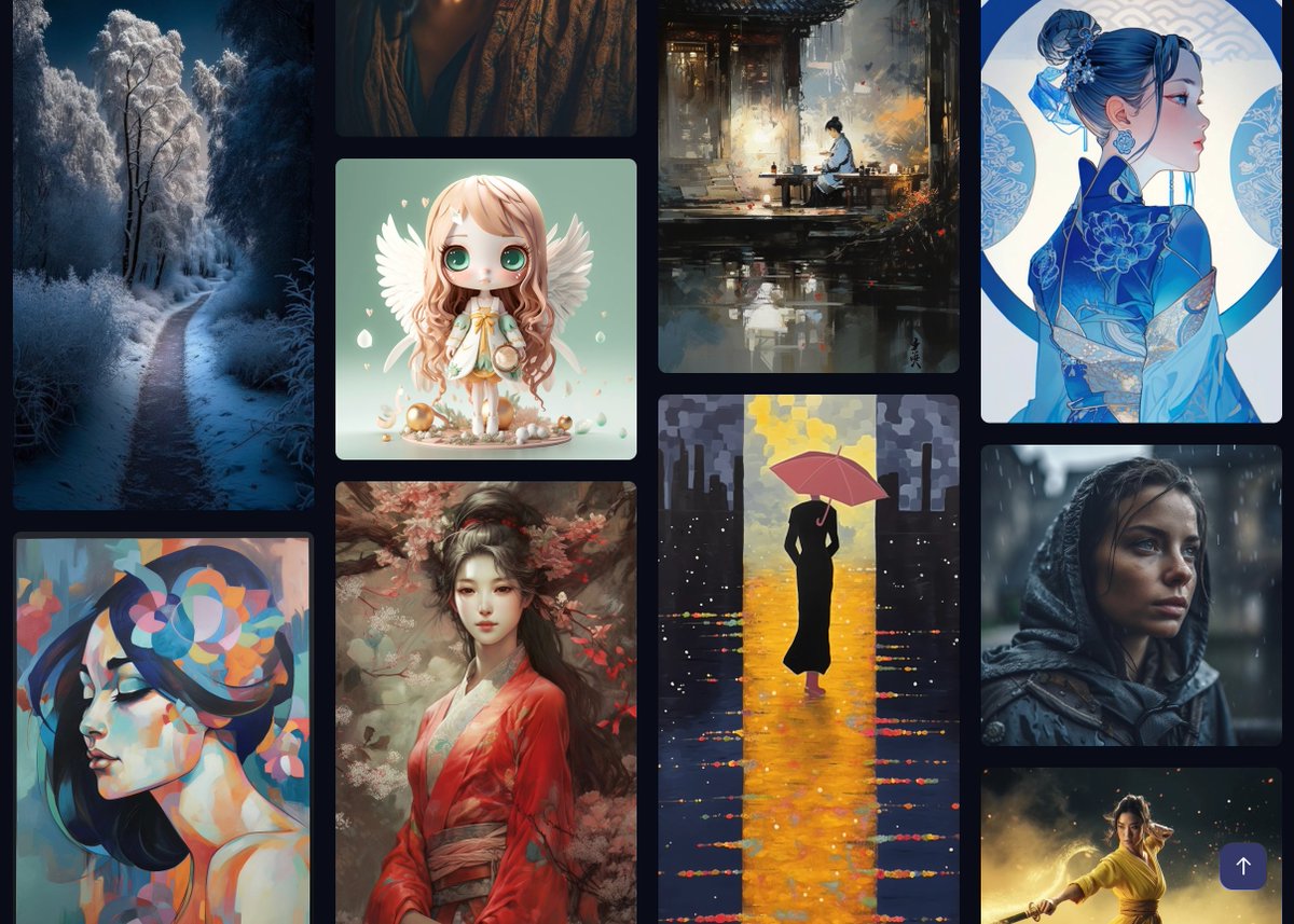 evmchan's tweet photo. Playing with @midjourney,  an overwhelming number of user creations under the "Community Showcase" feature women

Wonder why 🤔 https://t.co/UeyELlz6IJ