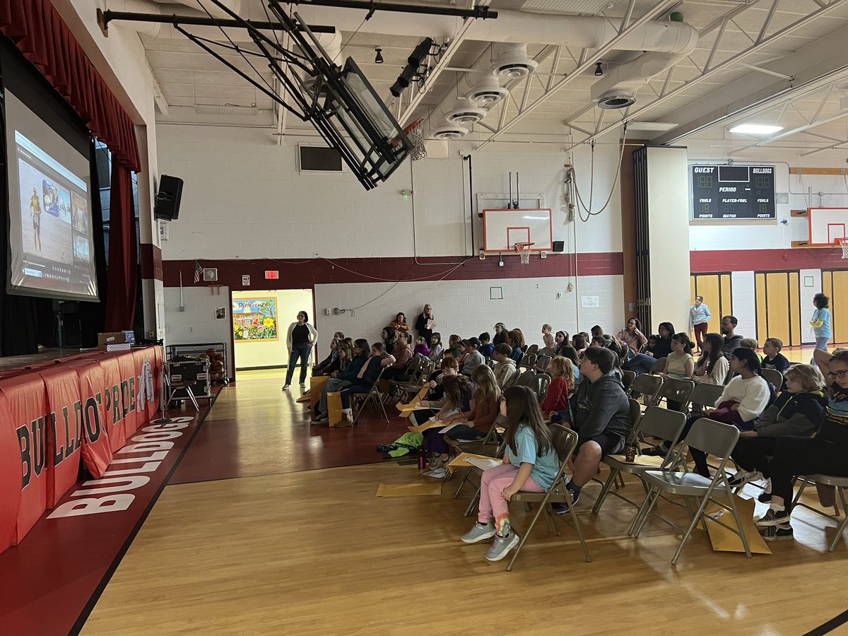 CELlibrary's tweet image. An amazing day with some of our youngest writers, a virtual author visit, and time to read to a dog!  Celebrating authors, writers, and books! #youngauthorsconference2023