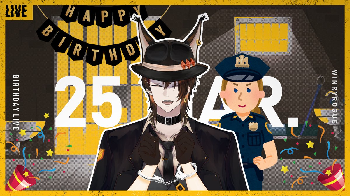 [ LIVE BIRTHDAY ]

วันเกิดปีที่ 2 แบบไฟลุกกางเกง🧡💰
📅26 / 03 / 2023  
⏰20:30 (GMT+7)
youtube.com/live/yTP1vOdPO…

#VtuberTH #winry_live