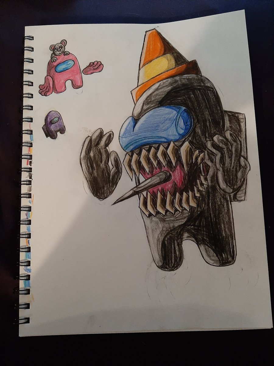 rainbow_rustart's tweet image. Me and Rust made art (I drew the one with the hamster and the big one, Rust drew the hamster and the small one) -Soul
