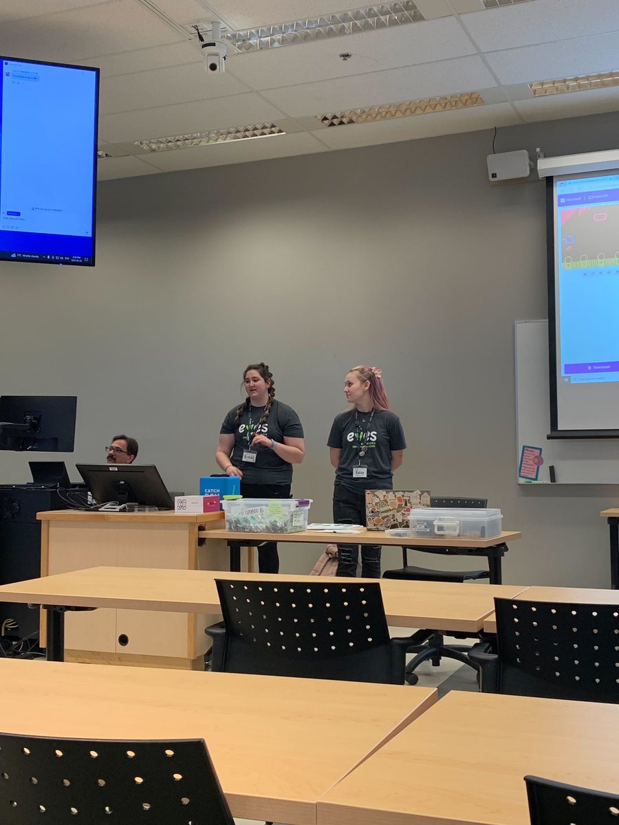 SaliBrooke's tweet photo. Day 2 of @uofrteachlearn was amazing! I was able to show my love for @microbit_edu with an @EYESYouth presentation, and take in some other fantastic sessions! I am super excited to do it all again tomorrow! @URFacofEd #SaskEdChat #digitaled https://t.co/ZW27sdAc8Z