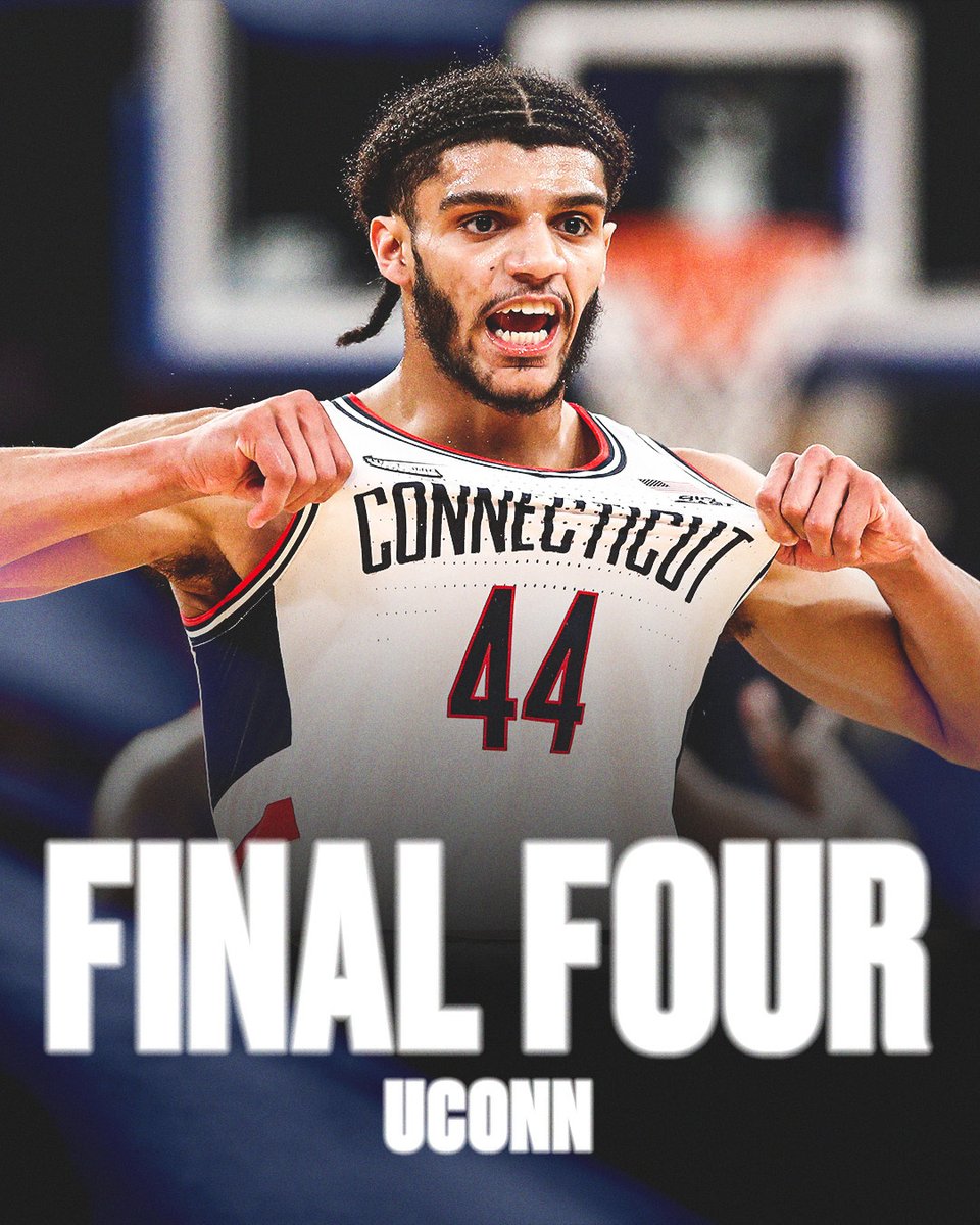 SportsCenter's tweet photo. .@UConnMBB IS FINAL FOUR BOUND 🙌 https://t.co/LUKlIhiEn2