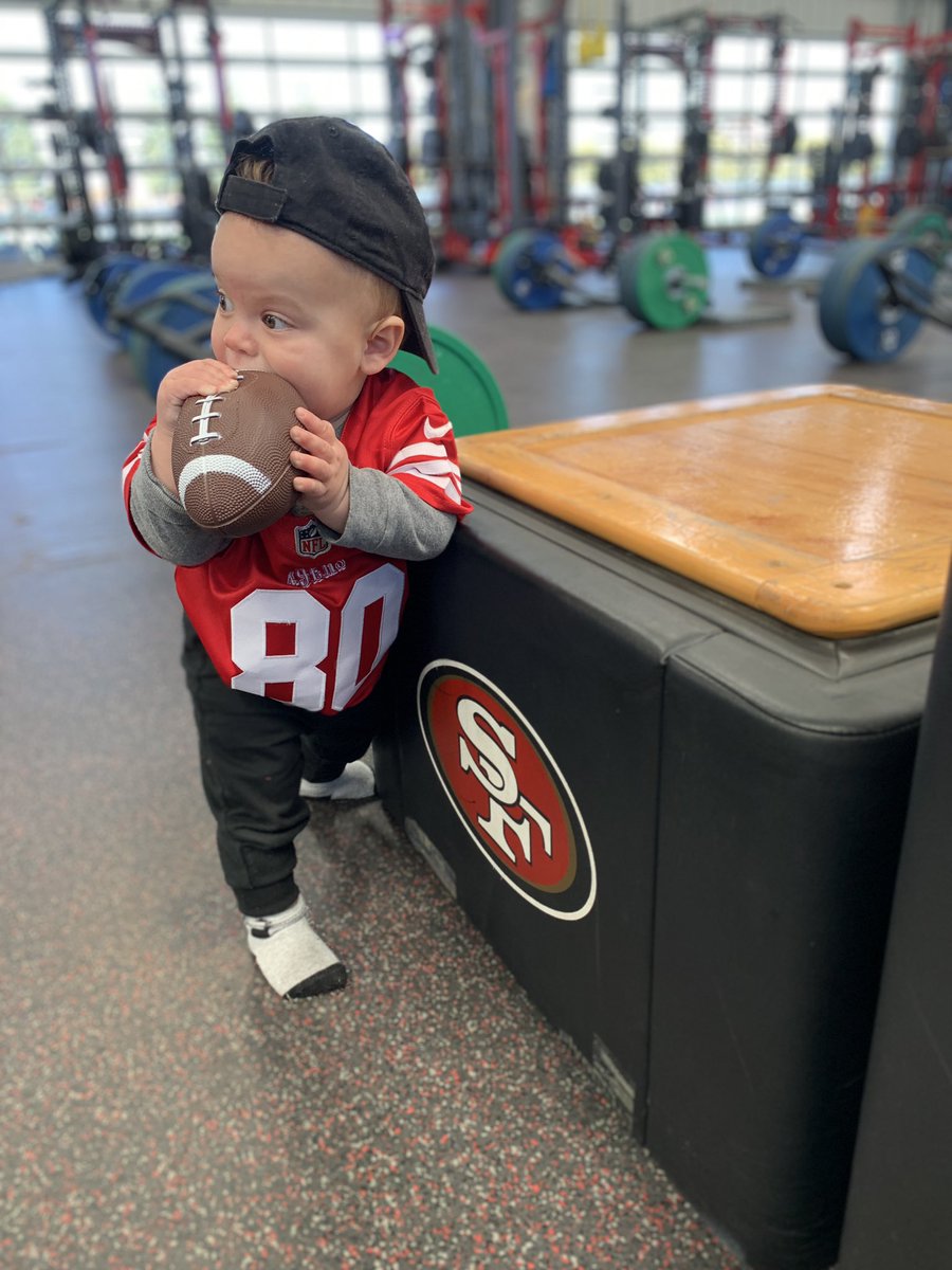 jordanbo5's tweet photo. Bang Bang Niner Gang!
Nash has big news to share…
We have accepted a position with the San Francisco 49ers Organization as an Assistant Strength &amp; Conditioning Coach. 

“Go after a dream that’s destined to fail unless God intervenes!” https://t.co/FPz96NtTqI
