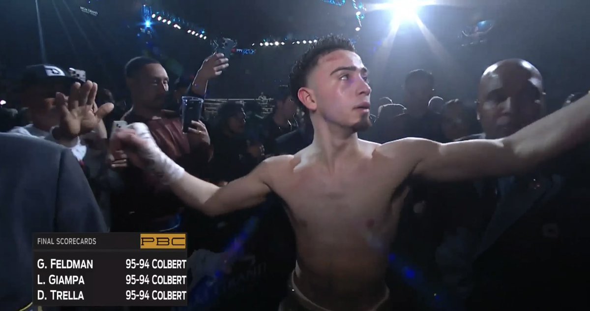 Nal2Real's tweet photo. Boxing 🥊 can’t have judge’s thats not paying attention to the fight. 

W - Valenzuela 

“answering your question, i think it was a terrible decision.” #boxing #BenavidezPlant #premierboxingchampions https://t.co/50OF0voZ5D