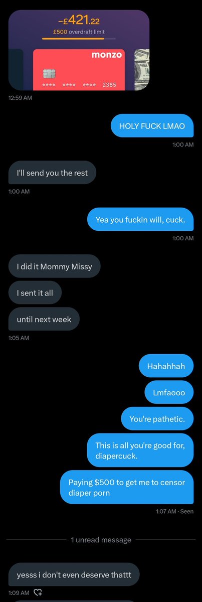 FutileFindom's tweet photo. Get drunk. Spend everything you have. Wake up the next morning with no recollection of what you've been forced to do. This is it, diapercuck. This is failure. 

#diapers #2dfd #diaperfindom #findom #diaper #gooning #goom #abdl #finsub https://t.co/A2lkZCTGbA