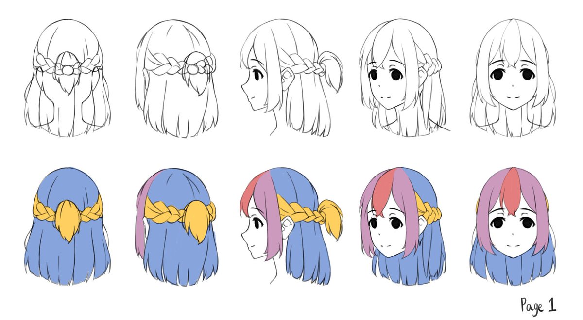 (3/3)
Reproducing anime hairstyle is always devastate. 