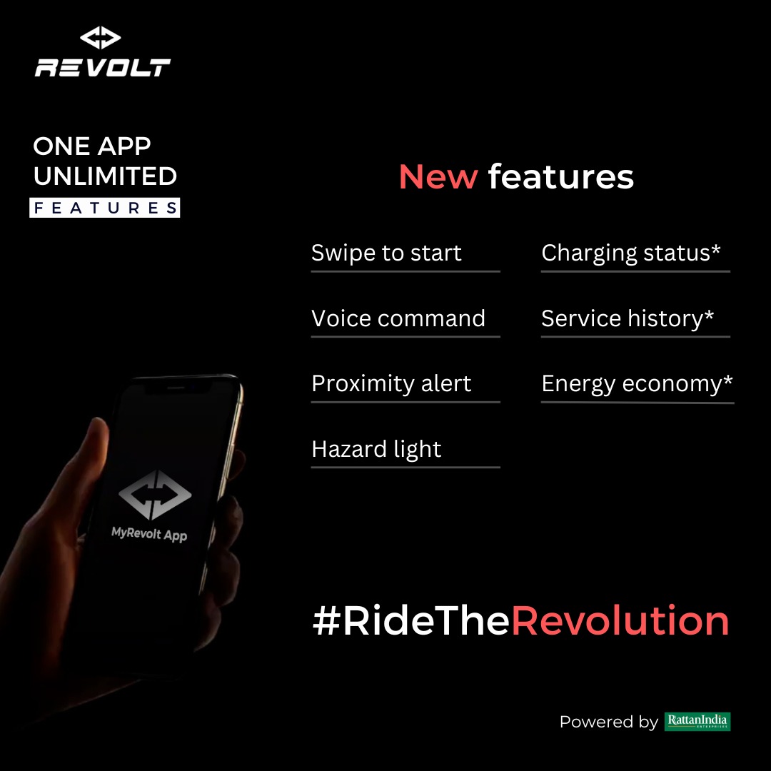 Shant_0911's tweet photo. @RevoltMotorsIN Is there all features that I see I will get in this update??? https://t.co/HgTx0pB54f