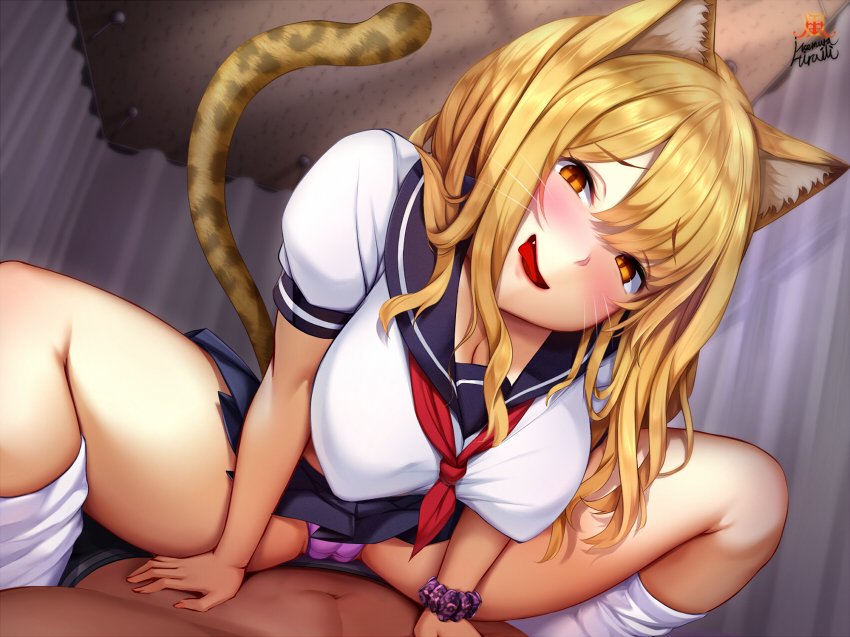 いい竿を嗅ぎつけたジャガー娘( term80 ) 