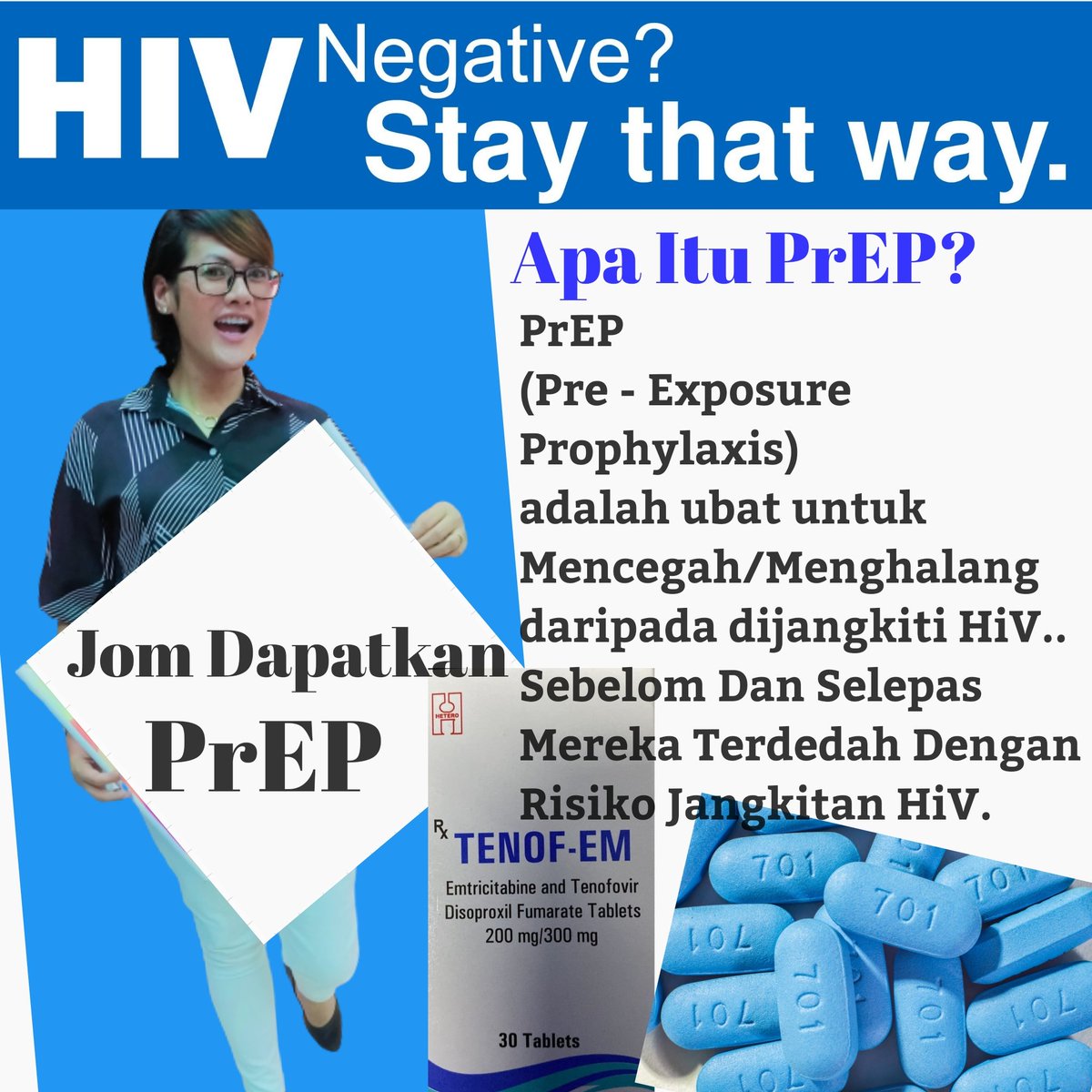 M_Zailainiey's tweet photo. Nak Dapatkan PrEP Secara PERCUMA!!!
Nak Tahu Bagamana Nak Dapatkan PrEP?
DiMana?
https://t.co/h7Svwmt8IS
@effx8 @cahayaharapan08 @JEJAKAhealth 
#FreePrep #prep https://t.co/DyNBqs19b8