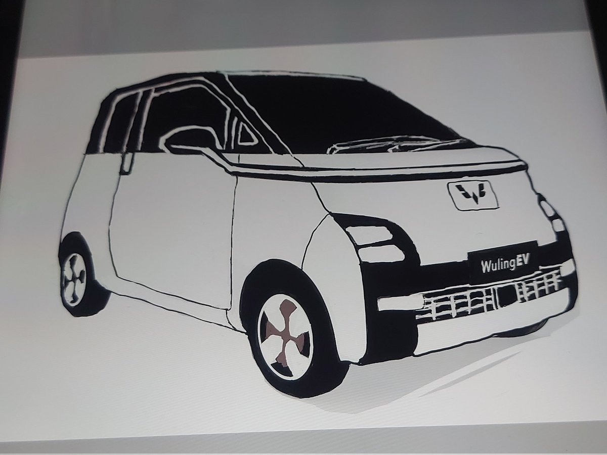 subarubaru89's tweet image. おはようございます(*^o^*)
日曜日です。
朝から全集中🤣でペンをに握ってます。

インドネシアで走る中国(ウーリン)のミニ電気自動車。

中国でもヒットしてるらしいですが本当に走ってるのか気になる所です。

#wulingev
#イラスト
#ipadpro