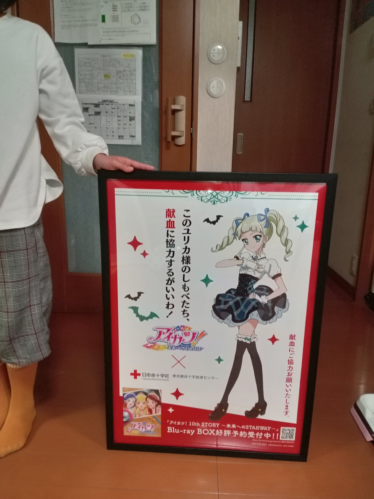 2極タイプ アイカツ！ 藤堂ユリカ 献血ポスター アニメジャパン