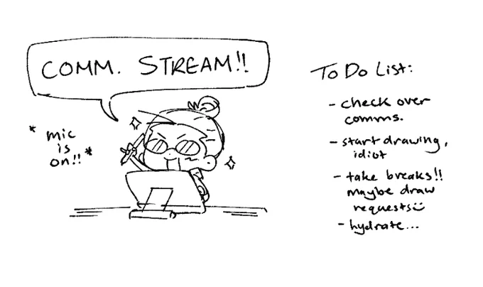 starting comms now!!! I've already looked thru them all, and omg love the oc stuff kya.....streaming time baby....!!! come join I can talk again :) 