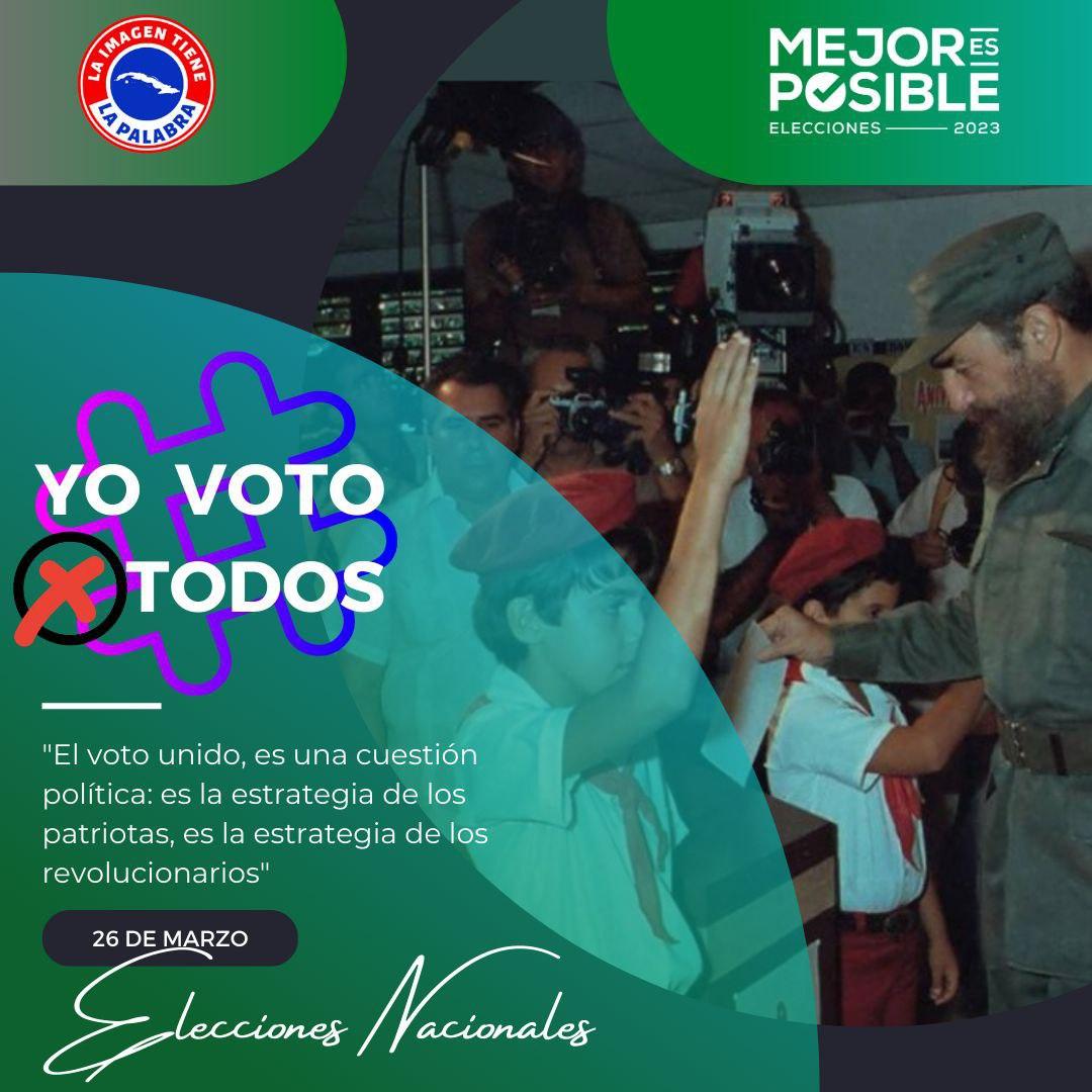 Parece que las etiquetas contra el #CubaVotaUnida le faltan seguidores para llegar a donde está la moral y la fuerza del pueblo de #Cuba
Lo siento odiadores este pueblo es revolucionario hasta la médula
Mañana temprano en las urnas
#Redbeldes
#VotoXTodos