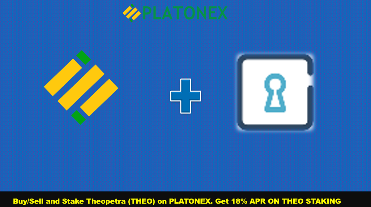 #Theopetra (THEO) token is Listed on #Platonex
#Stake #THEO token on #Platonex and get 18% APR
@TheopetraLabs
platonex.io/news.php?id=27