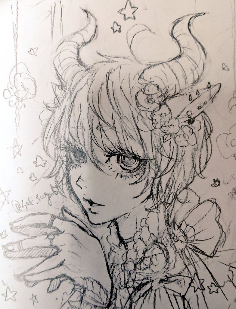 下書きできた♉ 
