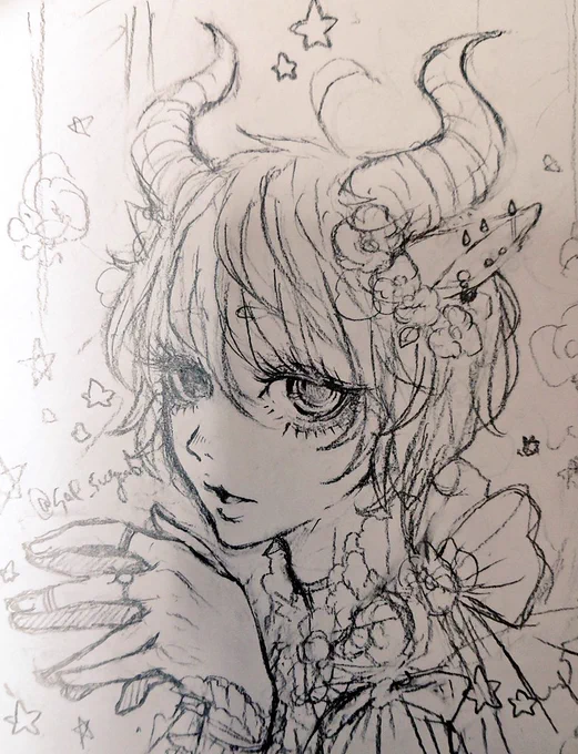 下書きできた♉ 