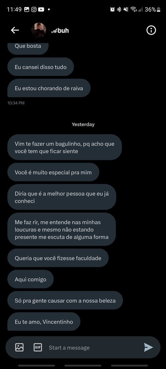 Quando vc some e única pessoa que se importa 🫠