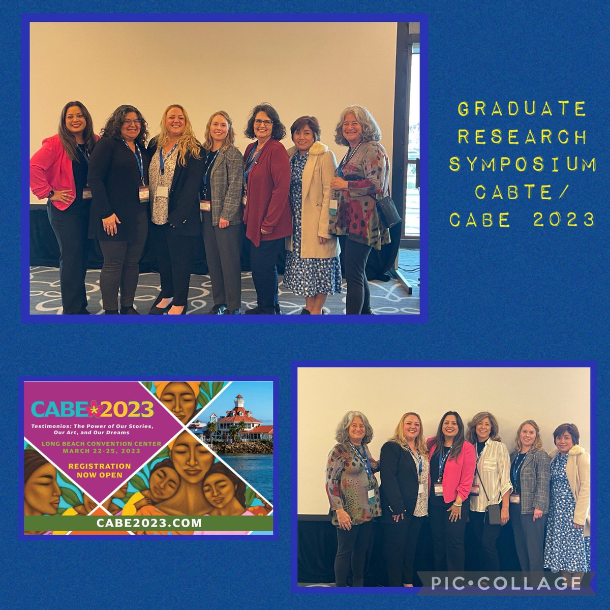 Dr_Elsie_Solis's tweet photo. So proud of our graduate students who presented their work on Multilingual Learners @CABEBEBILINGUAL Thanks to #CABE & #CABTE for sponsoring. @ReynaGR2 @sharonamerritt @jangustafsoncorea @cynthiavasquezpetitt @lauriemiles @dianesharkentaboada @CEHHS_CSUSM @pepperdine @csuf https://t.co/duZyVyt4cr