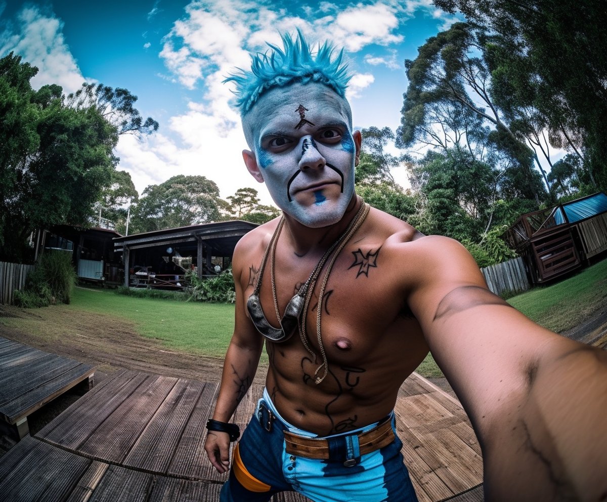 NikBearBrown's tweet photo. AI for cosplay costume design.
Franky, from One Piece
#Franky #OnePiece
#cosplay #cosplayer #cosplaying
#cosplaystore #cosplaydesign #cosplayevent #cosplayshop #cosplayarmor #cosplaymakeup #cosplaycompetition #cosplaymerchandise #cosplayprops #cosplaychallenge https://t.co/FN4s0IUMcf