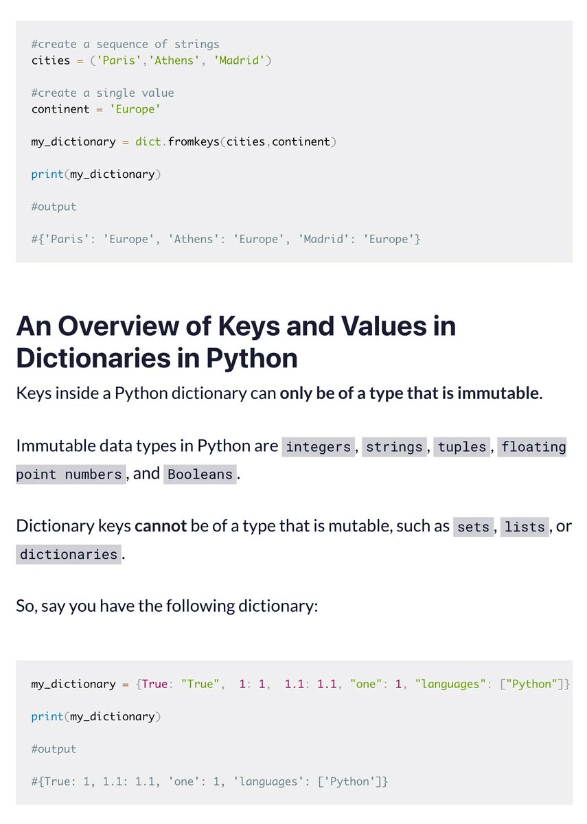 gp_pulipaka's tweet image. Create a Dictionary in #Python with Key-Value Pairs. #BigData #Analytics #DataScience #AI #MachineLearning #IoT #IIoT #RStats #TensorFlow #Java #JavaScript #ReactJS #CloudComputing #Serverless #DataScientist #Linux #Programming #Coding #100DaysofCode
geni.us/Dictionary-Pyt…