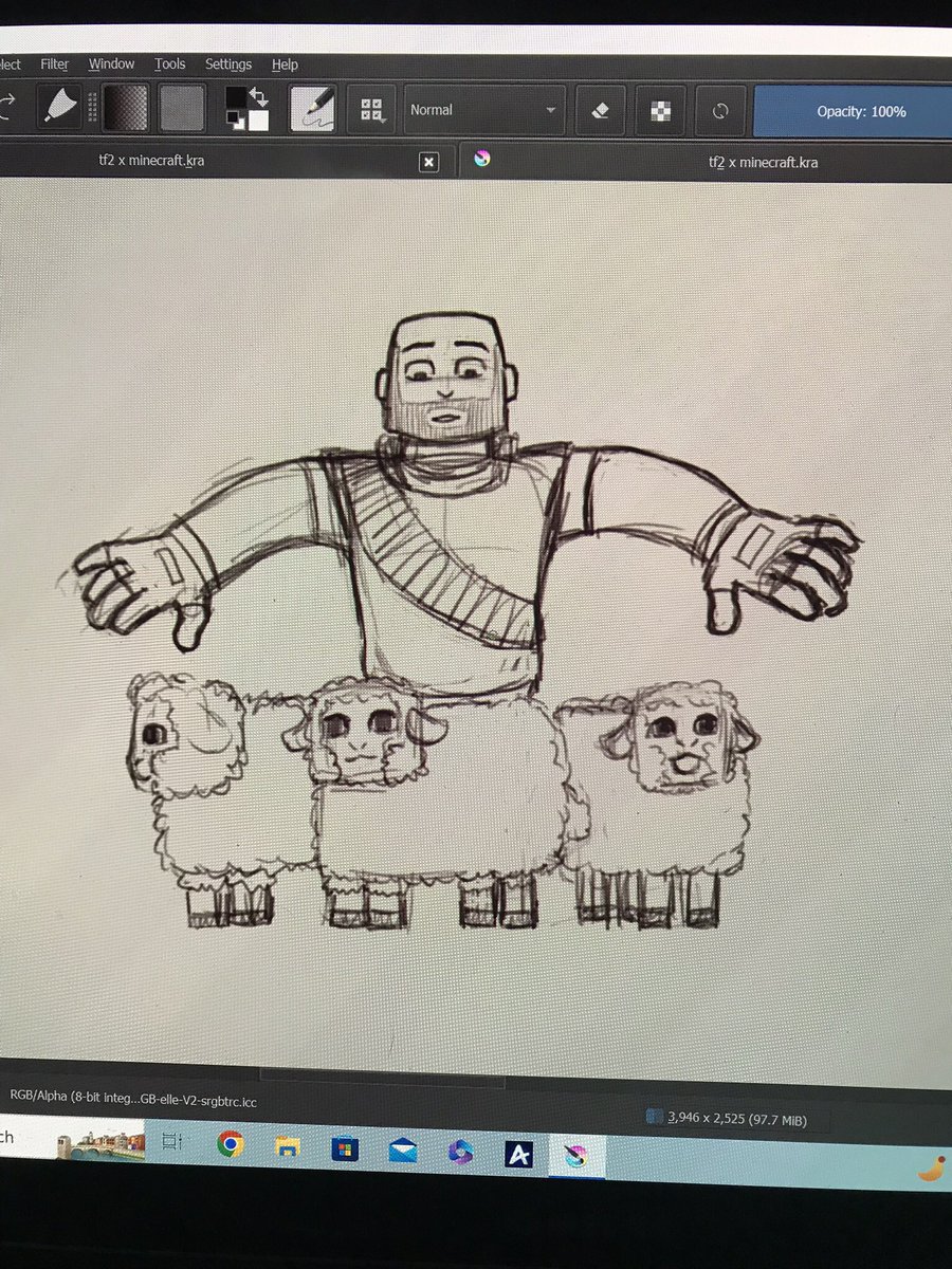 CreativeC_Cake's tweet photo. I’ve been sketching Tf2 Minecraft stuff lately :)

(Sorry about the quality, I took the pics with my phone cause it was 4am when I decided to stop drawing for the night) https://t.co/v528ej34MB