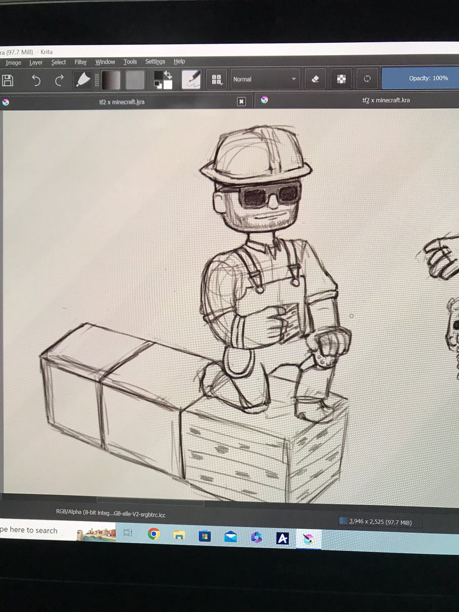 CreativeC_Cake's tweet photo. I’ve been sketching Tf2 Minecraft stuff lately :)

(Sorry about the quality, I took the pics with my phone cause it was 4am when I decided to stop drawing for the night) https://t.co/v528ej34MB