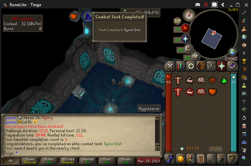 Progress on Gauntlet