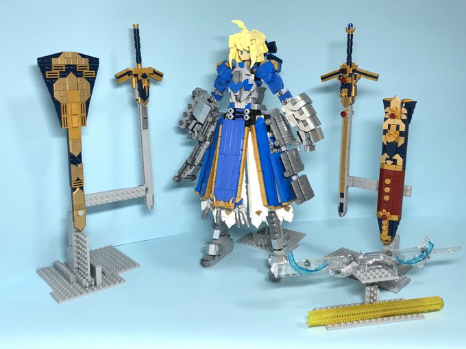 レゴで作った『Fate/stay night』の「セイバー」紹介2宝具一覧#Fate #LEGO 