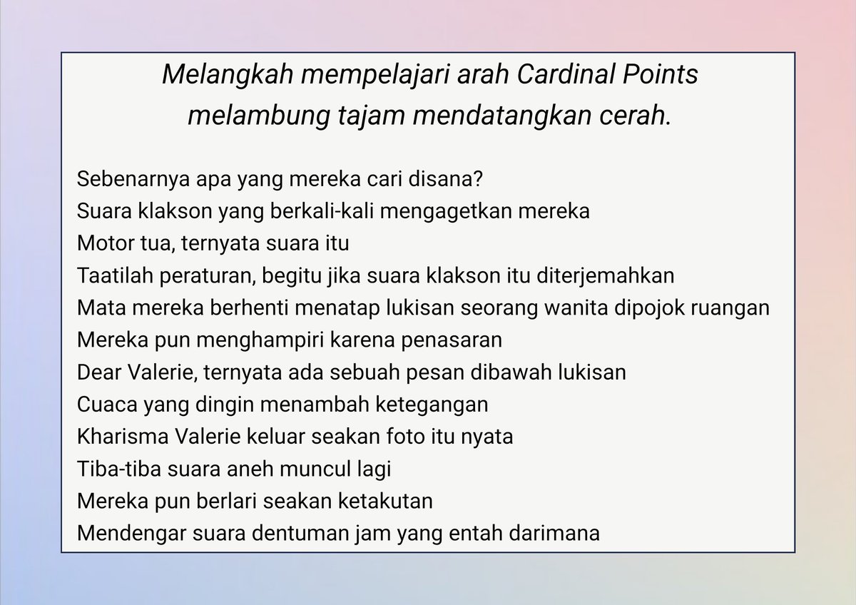 saIfarez's tweet photo. @kyIiano @eratodj @hahdyan @jelitapu @kiraisun @erealde 

Silahkan pecahkam teka teki dibawah ini sampai 11.50 ya 🤗 https://t.co/8SJuuypNCR