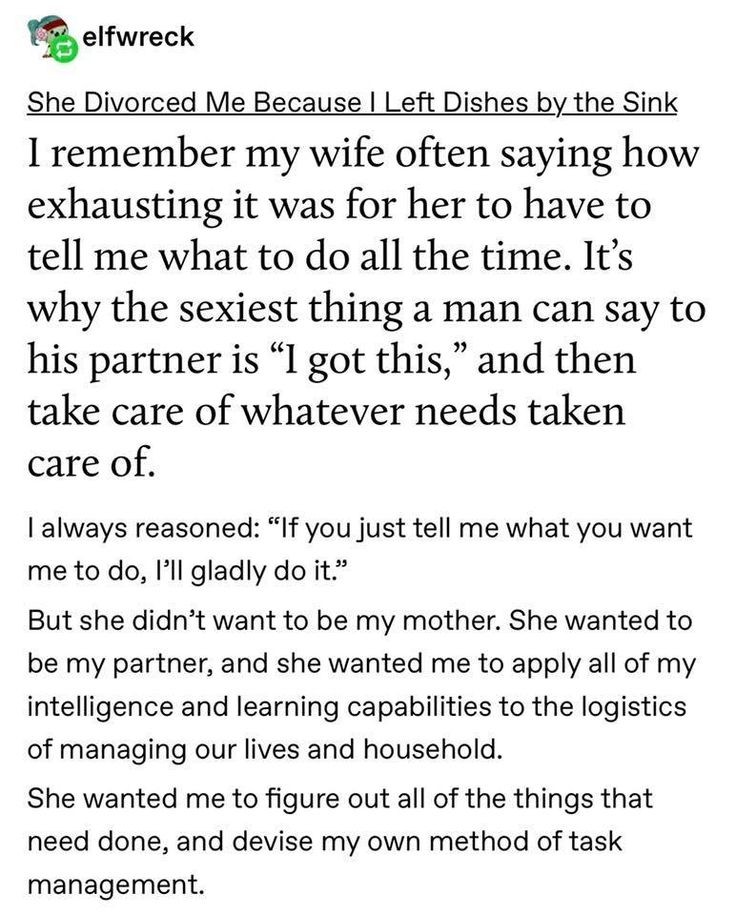 Possibly the most useful marriage advice I've ever come across online ...
