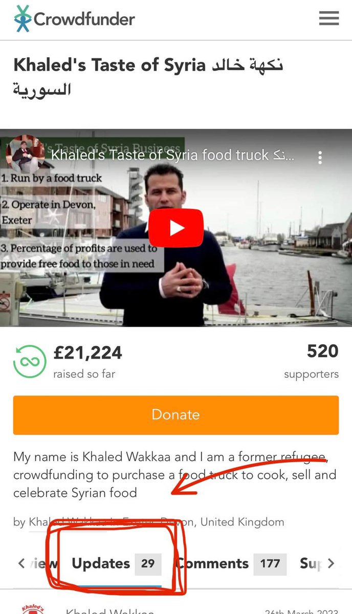 KhaledsTofsyria's tweet image. Please find the Updates in the link below 👇😊
crowdfunder.co.uk/p/khaleds-tast…

@Khaledwka 

#khaledstasteofsyria #نكهة_خالد_السورية #exeterdevon #devonfood #food #syrianfood #foodtruck