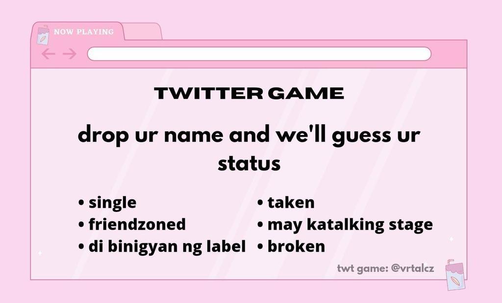 lovies, drop your name 💢