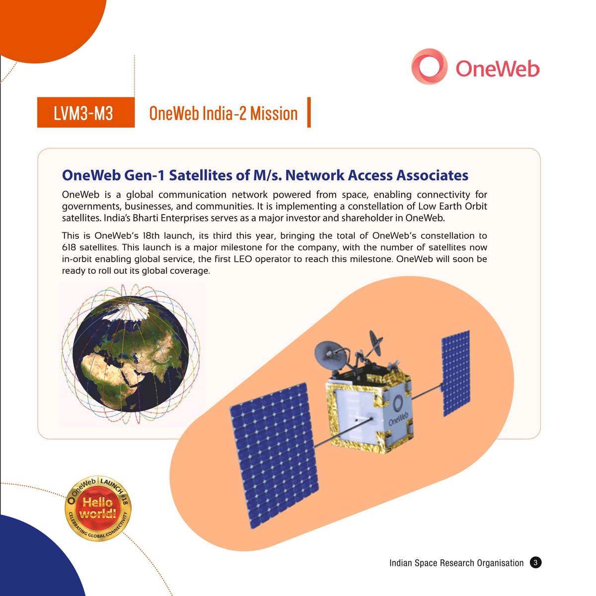 Er_Karan_Jadhav's tweet photo. After waiting for 1.5 months, now our @isro have successfully launched "LVM3 M3/OneWeb India-2 Mission"!!!
Congratulations to all scientists!💐
#LVM3M3
#LVM3
#OneWebL18
#ISRO https://t.co/pamJKzfDPS