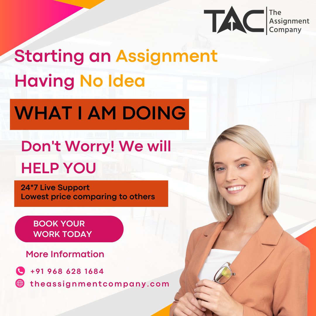 Starting an Assignment Having No Idea
WHAT I AM DOING
Don't Worry! We will 
HELP YOU

Contact us.
+91 968 628 1684
bit.ly/42Jxjfe

 #assignmentwriting #bestassignment #assignmenthelper #writinghelp #reportwriting #asignment #onlineassignment #onlinewriting #ukassignment