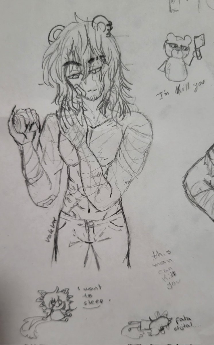 Mss_Vick05's tweet photo. Volvi luego de la muerte y con mejorar en mi estilo de dibujo  :3 

En fin día 1 dibujando mis stremers favoritos (luego en dijital) 

En fin puro boceto https://t.co/10NALi2PQU