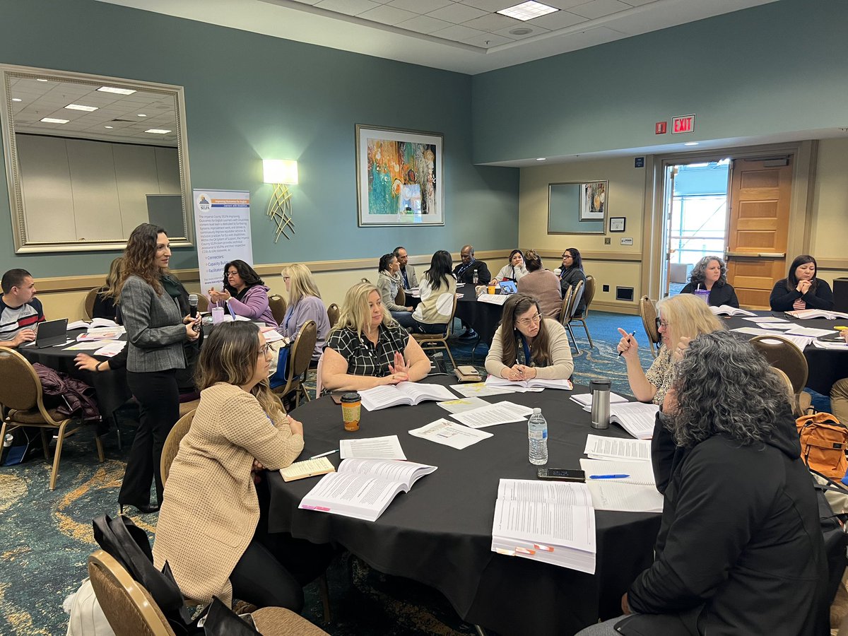 el_swd's tweet image. Thank you @CABEBEBILINGUAL for giving us an opportunity to collaborate and learn with practitioners during our 3 hr session this Saturday! #CABE2023 #elswd #DuallyIdentified #Multilingual #IEP #CollectiveCommitment