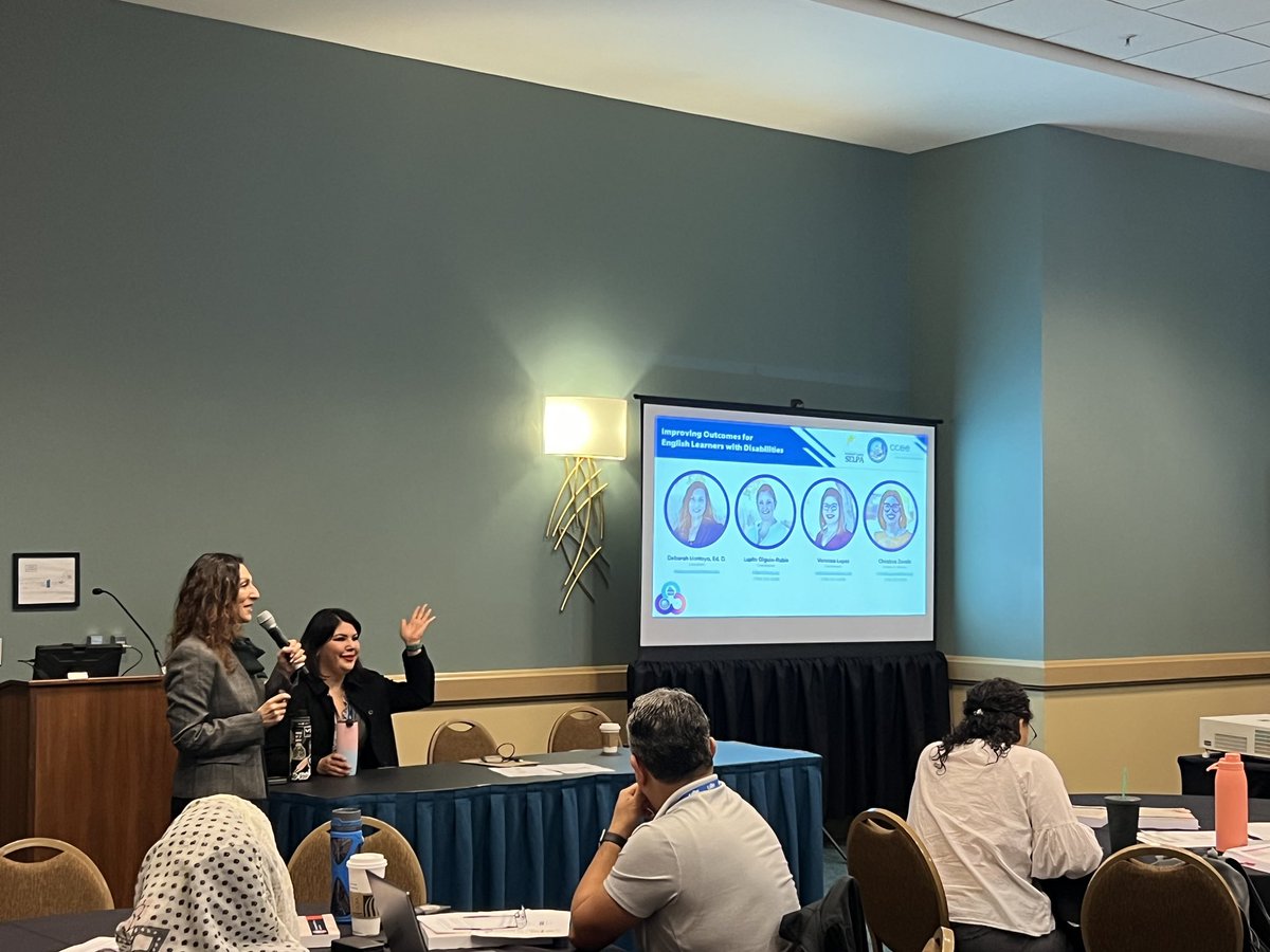 el_swd's tweet image. Thank you @CABEBEBILINGUAL for giving us an opportunity to collaborate and learn with practitioners during our 3 hr session this Saturday! #CABE2023 #elswd #DuallyIdentified #Multilingual #IEP #CollectiveCommitment