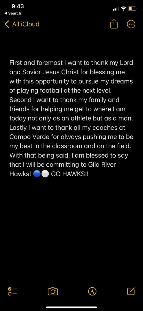 Jase_hudson27's tweet photo. 100% committed! @coachfreemancv @Coach_Denhalter @GilaRiverHawks https://t.co/EoRCwyT887