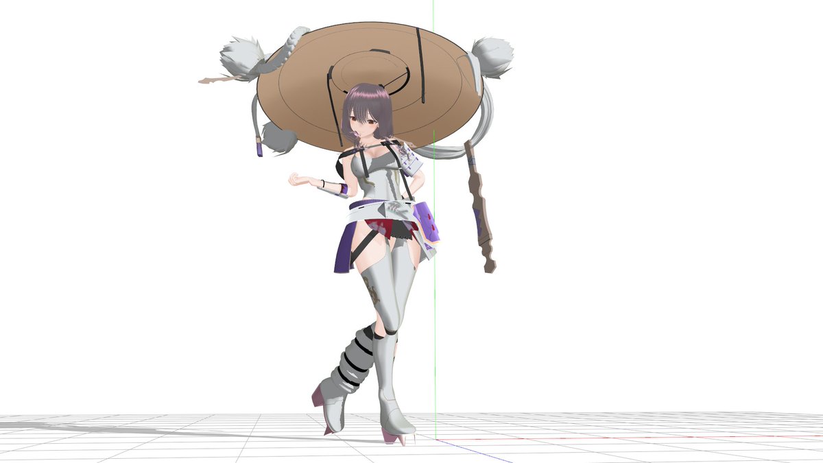 nikke #scarlet ニケ紅蓮MMD、今日の進捗。 踊れるようになってきた