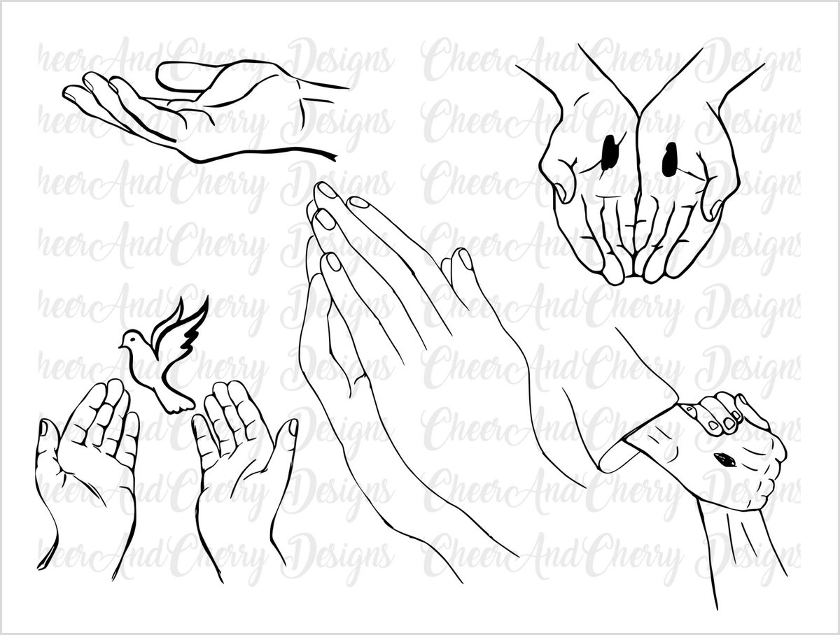 createeverydayb's tweet photo. Custom Praying Hands SVG PNG bundle - 5 Easter Svg files, Jesus Christ svg, Jesus Hand svg, God hands line art, hand drawn Christian Cricut https://t.co/eJqdcpMpto #firstcommunion #easter #svgfiles #svgforcricut #holdinghandsbundle https://t.co/qbIejpe5vZ
