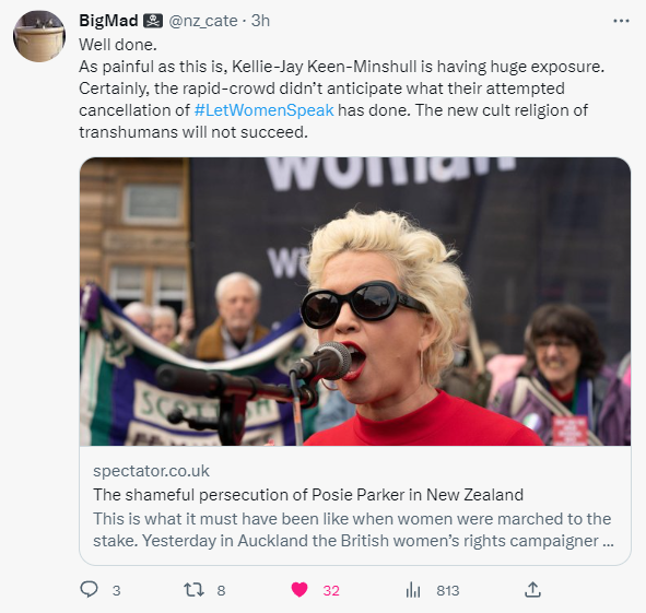 comms24_c24's tweet photo. World calls boycott on all New Zealand product due to failure by its minority government to distance itself from transgender Nazi thugs. #boycott_NewZealand #transgernder_Nazi_thugs  #arrest_Rubashkyn #End_transgenderism #End_discrimination #Take_back_the_rainbow https://t.co/sa7XLgB2we
