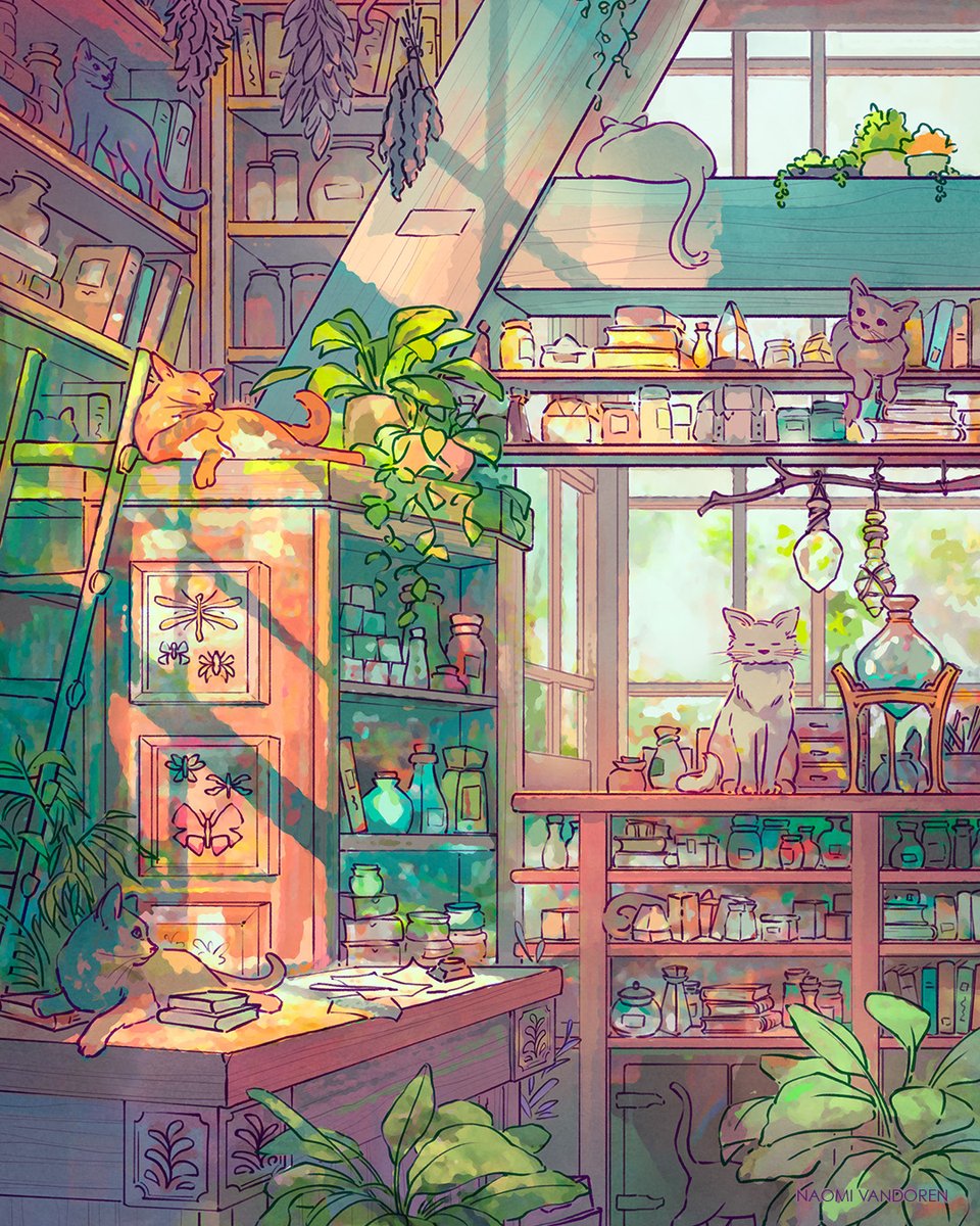 How many cats can you find?