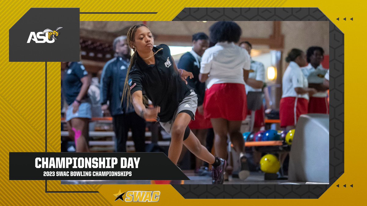 Championship Day! <a href="/BamaStateBowl/">ASU Bowling</a> will play Prairie View A&amp;M or Florida A&amp;M in the title match in Arlington, Texas!

⏰ 3 PM
📺 ESPNU

#IAMSWAC | #SWARMAS1 
#RYSASU