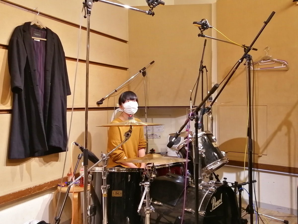 今日はレコーディング🎙
リズム隊、あっという間にオールアップしました