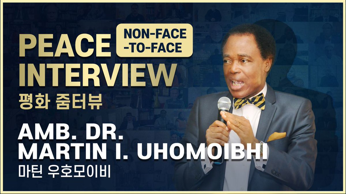 hwpl_ph's tweet photo. #ZOOMTERVIEW | Featuring Amb. Dr. Martin I. Uhomoibhi
Watch HWPL's Zoomterviews with key figures on the "Great Legacy" YouTube Channel every Saturday, 8:00 pm KST.
LIKE and SUBSCRIBE to be notified πhttps://t.co/z278TDjGZD
#PEACEINTERVIEW
#HWPL #Together_Peace #WeAreOne https://t.co/4glv3OpwhO