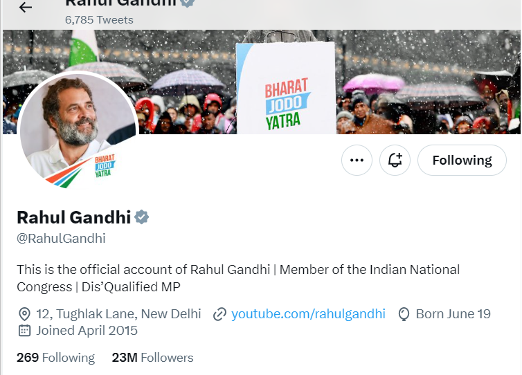 मेरा आदर्श न सच से डरता है न सच को छुपाता है इसलिए 
My Leader My Pride <a href="/RahulGandhi/">Rahul Gandhi</a>