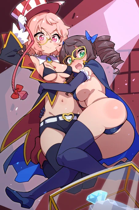 シルキー氏 #うちのこ #オリジナル #怪盗 #百合  