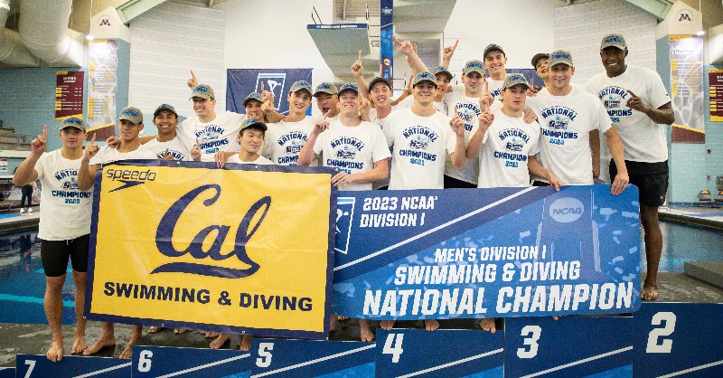 pac12's tweet photo. 𝐁𝐀𝐂𝐊-𝐓𝐎-𝐁𝐀𝐂𝐊 🏆🏆

@calmenswim have done it 𝐀𝐆𝐀𝐈𝐍!

#BackThePac | #GoBears