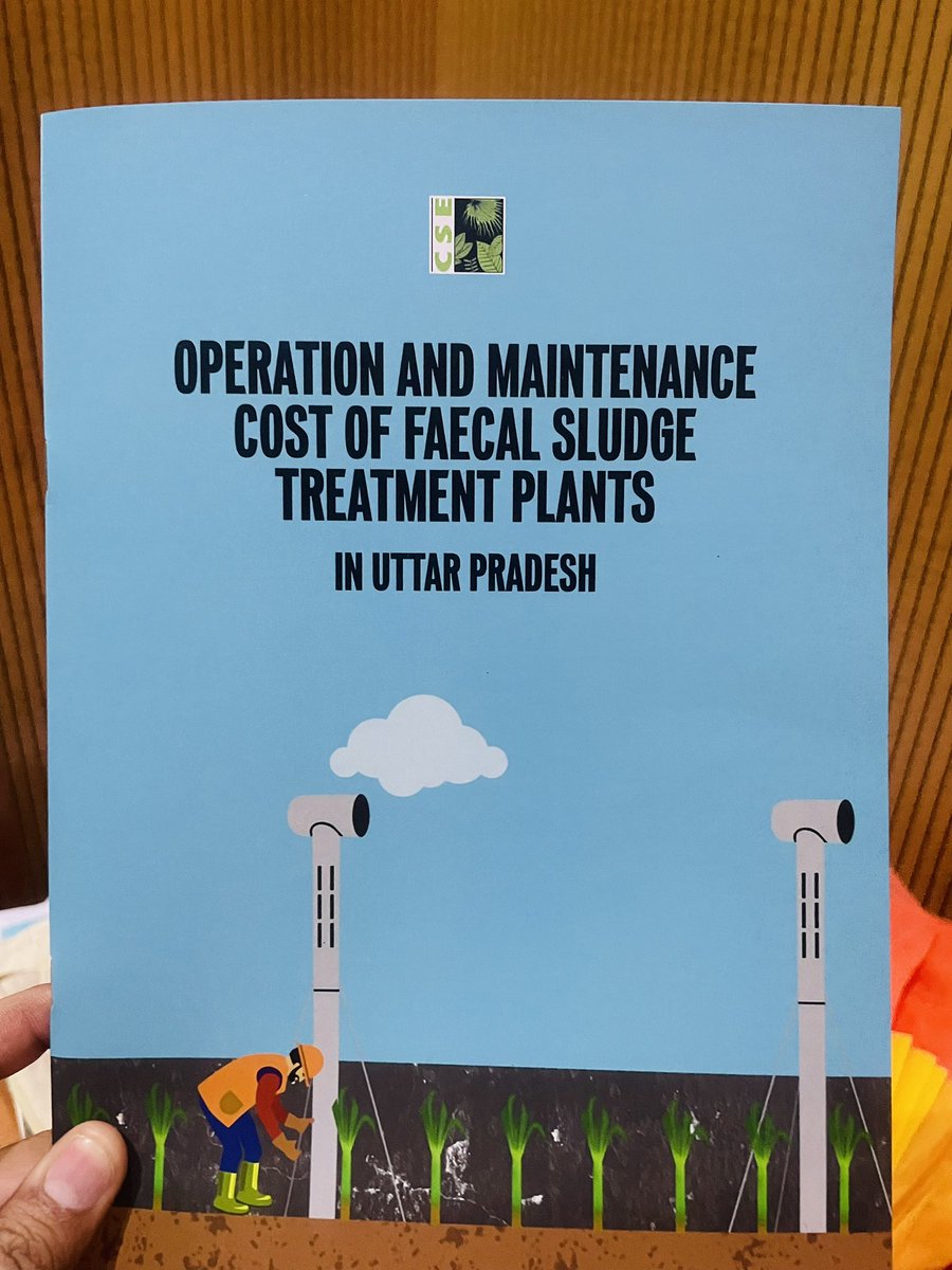 DadhichJp's tweet photo. Honourable minister of state @MoHUA_India Shri @mp_kaushal released our analytical report on ‘O&M cost of FSTPs’ and an Assessment tool ‘Ease of Septage Management’ during a national workshop organized by @CSEINDIA and #DoUD UP on the occasion of #WorldWaterDay2023 at Lucknow. https://t.co/13OzhzUkxO